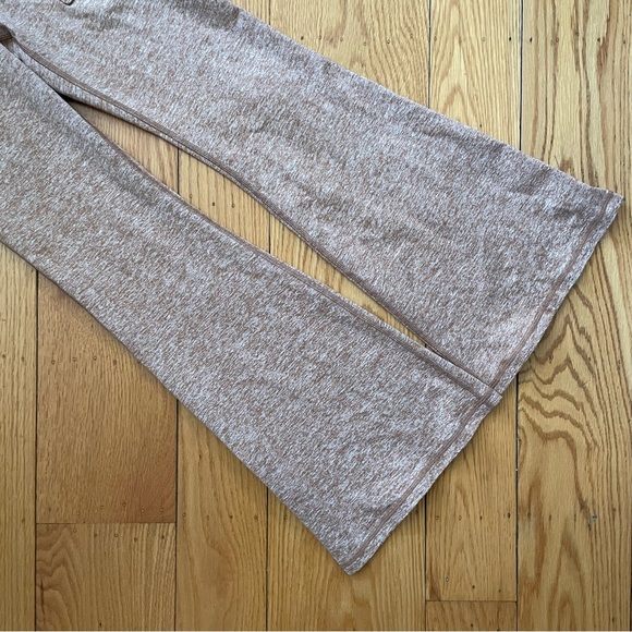 EUC Offline by Aerie Spacedye Heather Orange Rust Foldover Yoga Pants - Picture 3 of 10